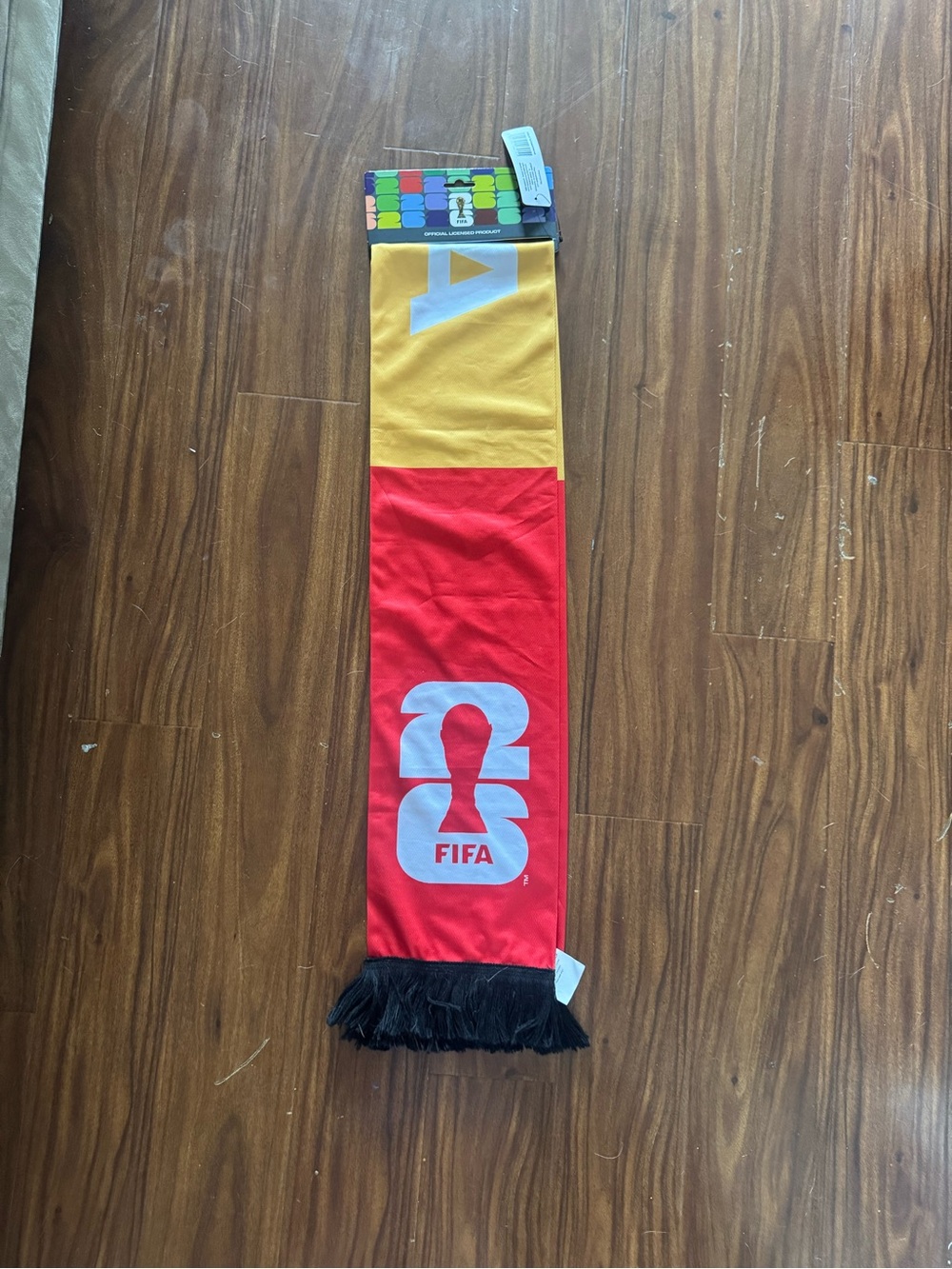 Kids Scarf - Red and Yellow